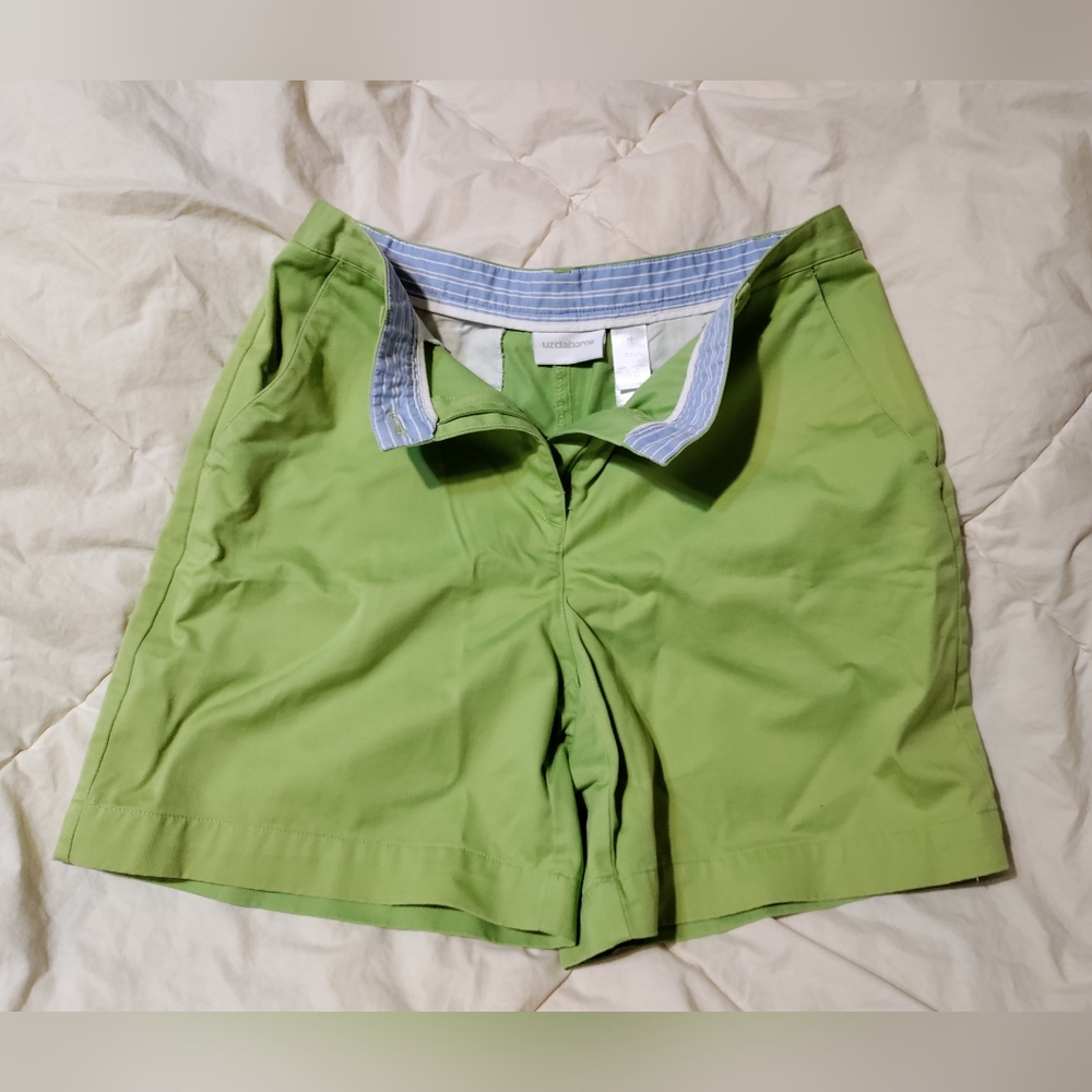 Liz Claiborne lime green shorts